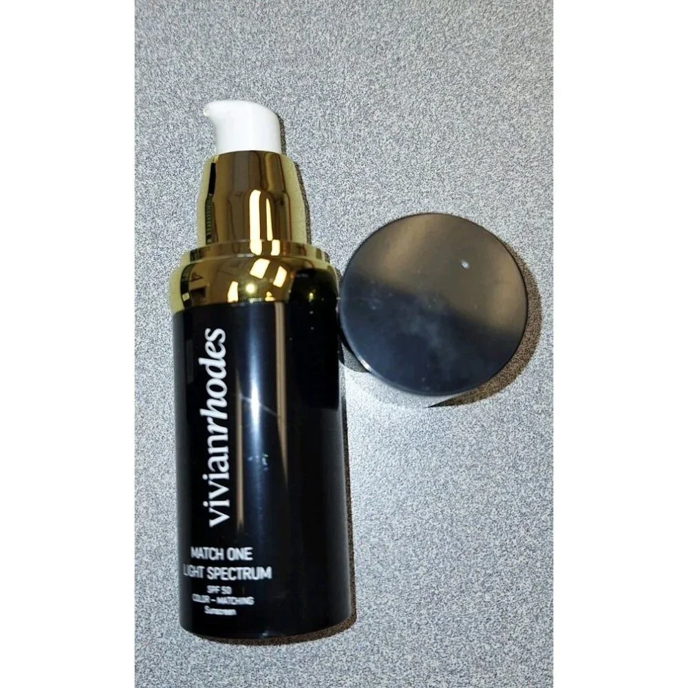 Foundation 4 in 1 - Color Changing, Light, SPF 50,  New With Box Vivian Rhodes